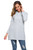 Autumn and winter women's new casual loose zipper hooded Long section hoodie