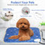 Pet Heating Pad Electric Dog Cat Heating Mat Waterproof Warming Blanket with Adjustable Temperature 0-12 Timer Digital Display Chewing-resistant