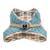 Step-In Denim Dog Harness - Beige Plaid 