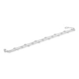 1 3/4 CTW Round Lab Created Diamond  Three-row Diamonds by the Yard Chain Bracelet in 14K White Gold (MD250320)