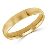 4 MM Comfort Fit Classic Mens Wedding Band in Yellow Gold (MDVBC0002-4MM-Y)
