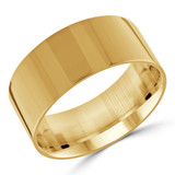 10 MM Classic Mens Wedding Band in Yellow Gold (MDVBC0004-10MM-Y)
