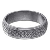 6 MM Alternative Mens Wedding Band in Grey Tantalum (MDVBA0028)