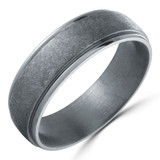 7 MM Alternative Mens Wedding Band in Grey Tantalum (MDVBA0091)