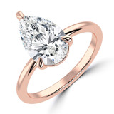 Pear Lab Created Diamond Solitaire Engagement Ring in Rose Gold (MVSLG1332-R)