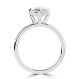 Pear Lab Created Diamond Solitaire Engagement Ring in White Gold (MVSLG1332-W)
