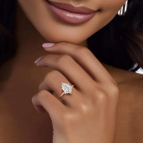 Pear Lab Created Diamond Solitaire Engagement Ring in Rose Gold (MVSLG1353-R)