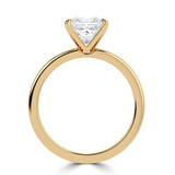 Princess Lab Created Diamond Solitaire Engagement Ring in Yellow Gold (MVSLG1374-Y)