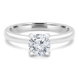 Round Diamond Solitaire Engagement Ring in Rose Gold (MVSS0044-R)