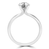 Round Diamond Solitaire Engagement Ring in White Gold (MVS0231-W)
