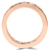 1 2/5 - 1 2/3 CTW Full Eternity Round Lab Created Diamond Anniversary Wedding Band Ring in Rose Gold (MVSAR1006-R)