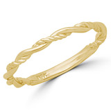 Twist Classic Wedding Band Ring in Yellow Gold (MVSXB0059-Y)