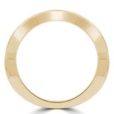 Round Diamond Tiara Semi-Eternity Wedding Band Ring in Yellow Gold (MVSXB0066-Y)