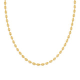 Hollow Gucci Chain Necklace in Yellow Gold  (MDVSC0007)