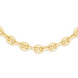 Hollow Gucci Chain Necklace in Yellow Gold  (MDVSC0007)