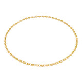 Hollow Gucci Chain Necklace in Yellow Gold  (MDVSC0007)