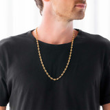 Hollow Gucci Chain Necklace in Yellow Gold  (MDVSC0007)