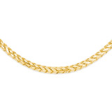 Solid Franco Chain Necklace in Yellow Gold  (MDVSC0037)