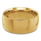 9 MM Comfort Fit Classic Womens Wedding Band in Yellow Gold (MDVBC0001-9MM-Y)