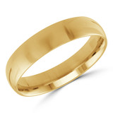 5 MM Comfort Fit Classic Mens Wedding Band in Yellow Gold (MDVBC0002-5MM-Y)