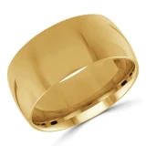 10 MM Comfort Fit Classic Mens Wedding Band in Yellow Gold (MDVBC0002-10MM-Y)