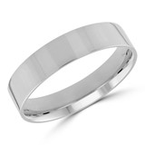 5 MM Classic Womens Wedding Band in White Gold (MDVBC0003-5MM-W)