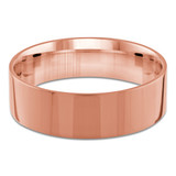7 MM Classic Womens Wedding Band in Rose Gold (MDVBC0003-7MM-R)