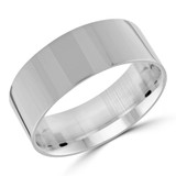 9 MM Classic Womens Wedding Band in White Gold (MDVBC0003-9MM-W)