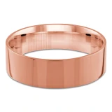 7 MM Classic Mens Wedding Band in Rose Gold (MDVBC0004-7MM-R)