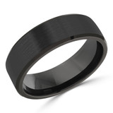 7 MM Alternative Mens Wedding Band in Black Cobalt (MDVBA0007)