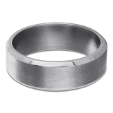 7 MM Alternative Mens Wedding Band in Grey Tantalum (MDVBA0013)