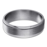 8 MM Alternative Mens Wedding Band in Grey Tantalum (MDVBA0015)