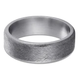 7 MM Alternative Mens Wedding Band in Grey Tantalum (MDVBA0020)
