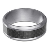 8 MM Alternative Mens Wedding Band in Grey Tantalum (MDVBA0026)
