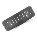 8 MM Alternative Mens Wedding Band in Black Tungsten (MDVBA0044)