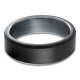 7 MM Alternative Mens Wedding Band in Black Tantalum (MDVBA0087)