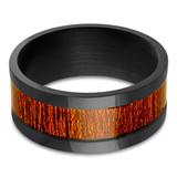 9 MM Alternative Mens Wedding Band in Black Tantalum (MDVBA0089)