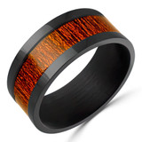9 MM Alternative Mens Wedding Band in Black Tantalum (MDVBA0089)