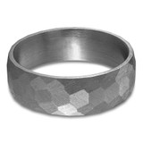 7 MM Alternative Mens Wedding Band in Grey Tantalum (MDVBA0099)