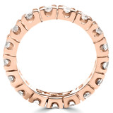 1 1/2 - 1 9/10 CTW Full Eternity Round Lab Created Diamond Anniversary Wedding Band Ring in Rose Gold (MVSAR1005-R)