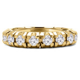1 1/2 - 1 9/10 CTW Full Eternity Round Lab Created Diamond Anniversary Wedding Band Ring in Yellow Gold (MVSAR1005-Y)
