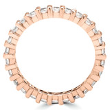 1 - 1 1/6 CTW Full Eternity Round Lab Created Diamond Anniversary Wedding Band Ring in Rose Gold (MVSAR1011-R)