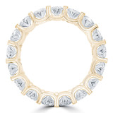 4 7/8 to 6 1/10 CTW Full Eternity Oval Lab Created Diamond Anniversary Wedding Band Ring in Yellow Gold (MVSAR1015-Y)