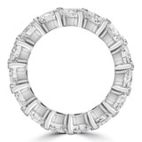 4 1/10 to 5 1/3 CTW Full Eternity Heart Lab Created Diamond Anniversary Wedding Band Ring in White Gold (MVSAR1019-W)