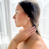 Princess Diamond V Prong Solitaire Engagement Ring in Yellow Gold (MVSS0017-Y)