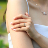 Round Diamond Semi-Eternity Wedding Band Ring in Yellow Gold (MVSXB0003-Y)