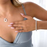 Round Diamond Semi-Eternity Wedding Band Ring in White Gold (MVSXB0038-W)