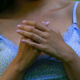 Round Diamond Semi-Eternity Wedding Band Ring in White Gold (MVSXB0050-W)