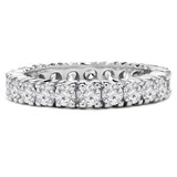 1 2/3 - 2 1/20 CTW Full Eternity Round Diamond Anniversary Wedding Band Ring in White Gold (MVSAR0004-W)