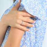 1 4/5 - 2 1/5 CTW Full Eternity Round Diamond Anniversary Wedding Band Ring in White Gold (MVSAR0010-W)